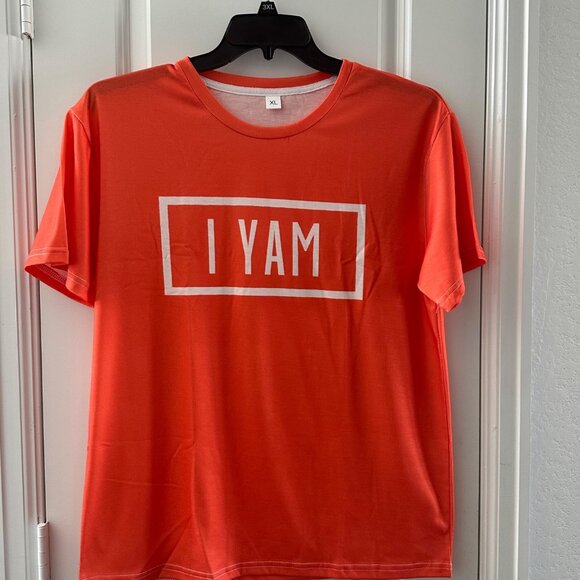 Couples Matching T-Shirts "I Yam" & "Shes My Sweet Potato" XL Fun Design - Picture 3 of 11